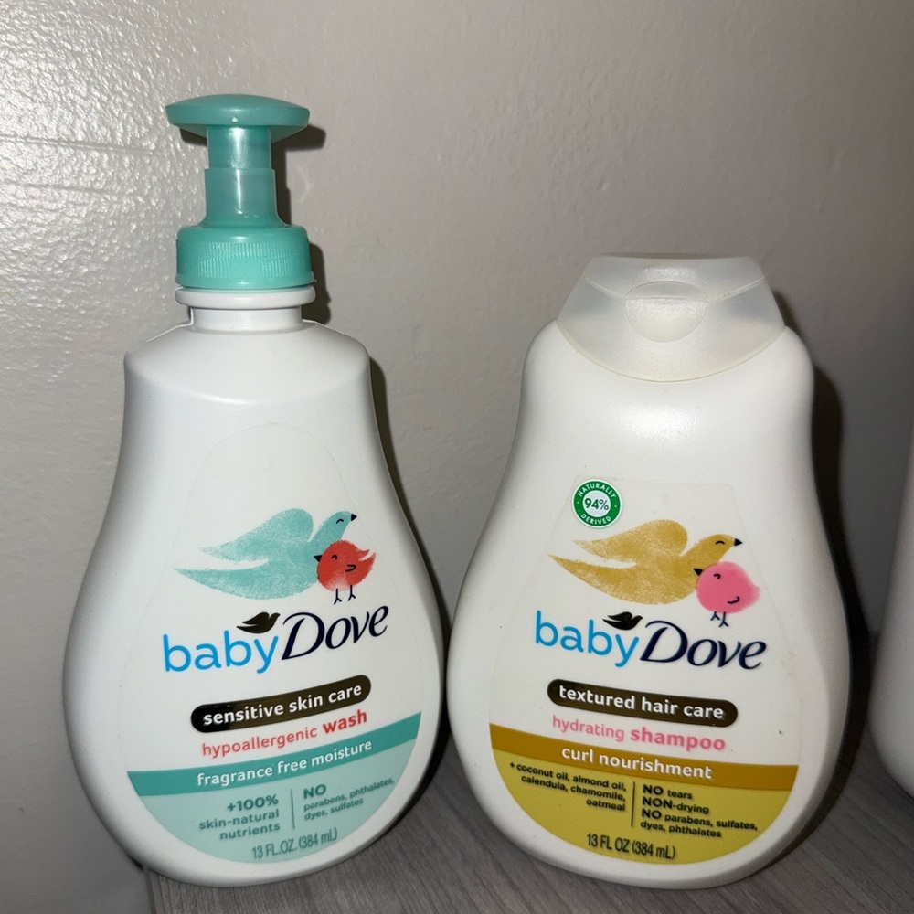 Baby Dove Hypoallergenic Wash X Hydrating Shampoo Bundle